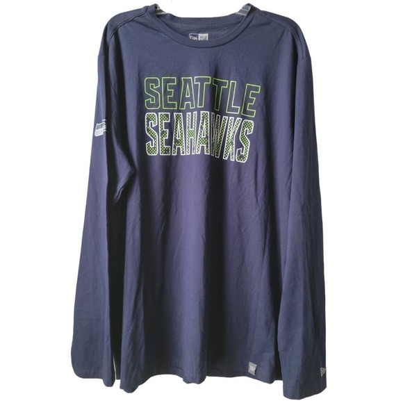 New Era Other - Seattle Seahawks XL Long Sleeve Navy Blue Shirt NWOT
